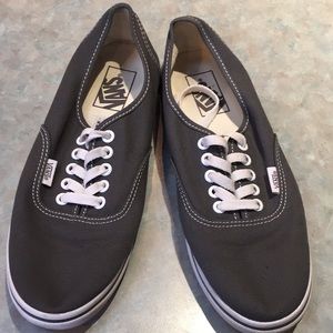 Vans gray sneakers (sz 8 1/2)